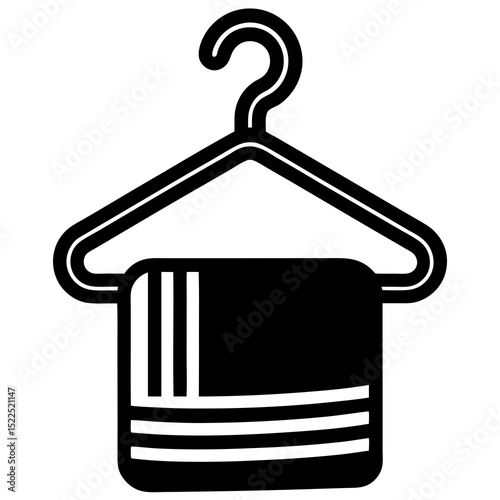 Towel-hanger-icon  AI Graphic Design Files for Washing Machine, Dryer, Shirt & Laundry Services