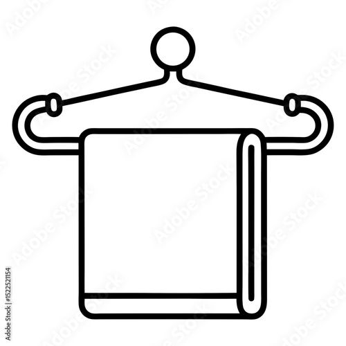 Towel-hanger-icon  AI Graphic Design Files for Washing Machine, Dryer, Shirt & Laundry Services