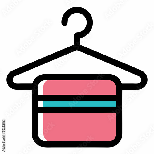 Towel-hanger-icon  AI Graphic Design Files for Washing Machine, Dryer, Shirt & Laundry Services