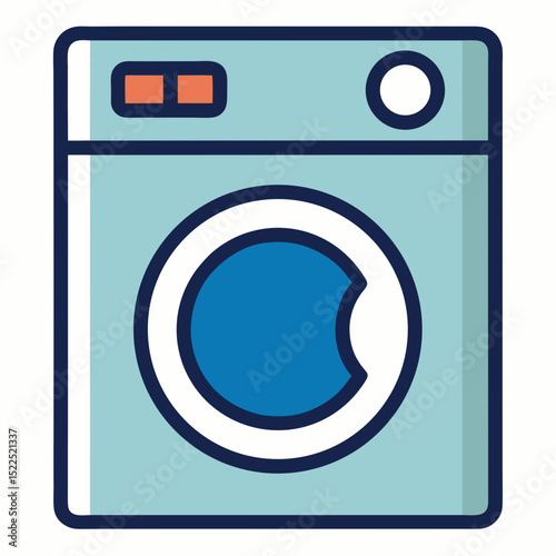 washing-machine-line-icon   AI Graphic Design Files for Washing Machine, Dryer, Shirt & Laundry Services