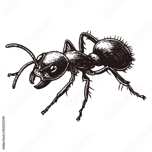 bullet ant, insect, animal, vector, transparent background, creature, paraponera clavata, isolated, nature, wildlife, small