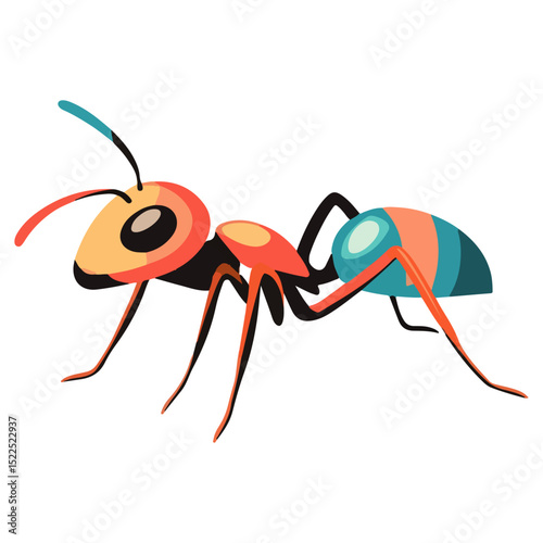 bullet ant, insect, animal, vector, transparent background, creature, paraponera clavata, isolated, nature, wildlife, small