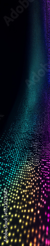 Tech Inspired Diagonal Gridding with Steel Blue and Cyan Tones