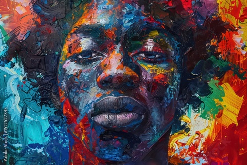 A Juneteenth virtual art exhibit, highlighting the diverse and powerful works of African-American artists and their interpretations of freedom and identity.  photo