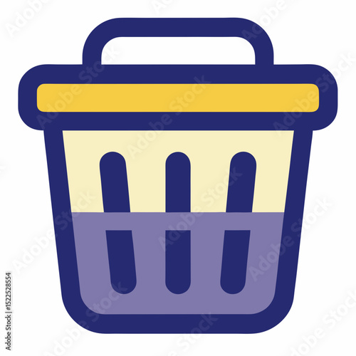Laundry-basket-line-icon 