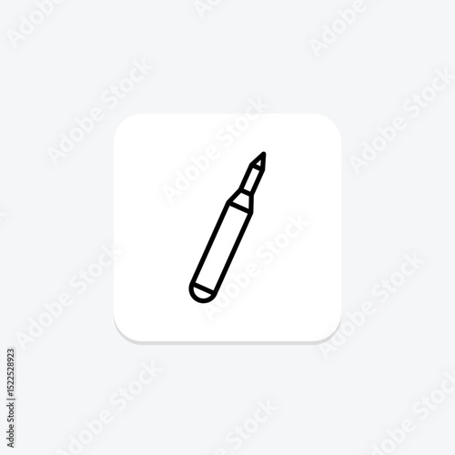 Lip Liner, vector, pixel perfect, illustrator file