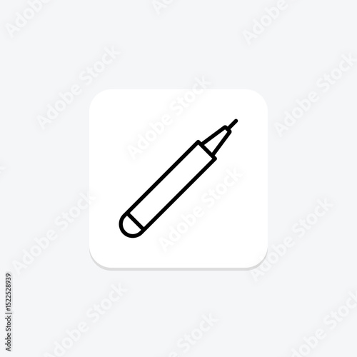 Lip Crayon, vector, pixel perfect, illustrator file