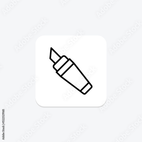Highlighter, vector, pixel perfect, illustrator file