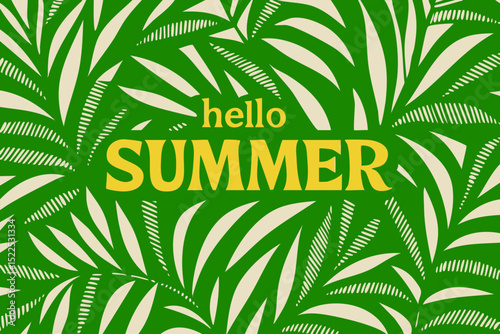 Leaves Summer Time Illustration