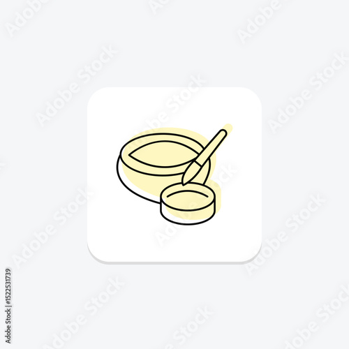 Eyeliner Pot, vector, pixel perfect, illustrator file