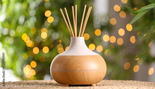 Aromatic Reed Diffuser in a Serene Setting
