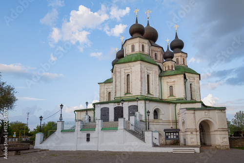 Cathedral of the Resurrection of Christ. (Military Cossack Cathedral) on a May evening. Stanitsa Starocherkasskaya. Rostov Region, Russia
