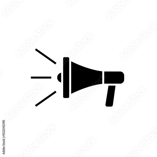 megaphone isolated on white