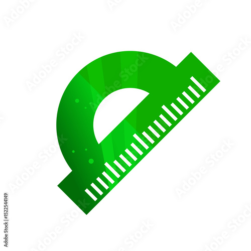 protractor — vector icon