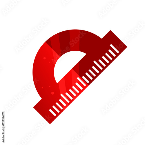protractor — vector icon