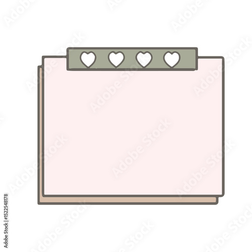 clipboard isolated on white background
