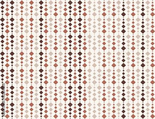 seamless pattern with square type drops with brown theme stripe textured background pattern