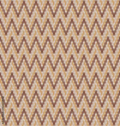 knitted fabric effect brown theme geometrical wave textured pattern background