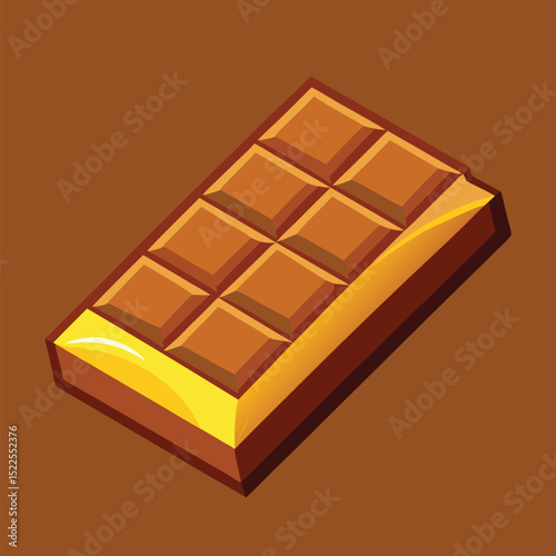 Chocolate bar Illustration design