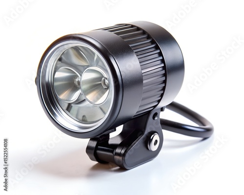 bike light on white background