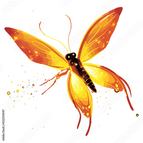 firefly, insect, animal, vector, transparent background, creature, lampyridae, nature, isolated, wing, beauty, colorful, beautiful