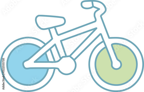 bicycle icon vector illustration