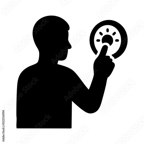 User Turning On Smart Energy or Lighting