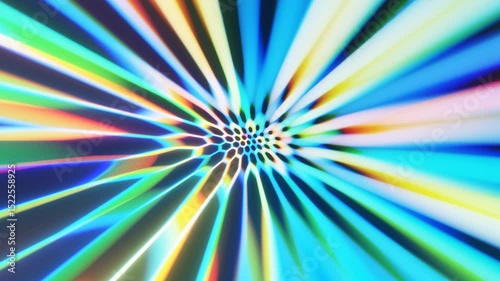 a colorful background with a bright light