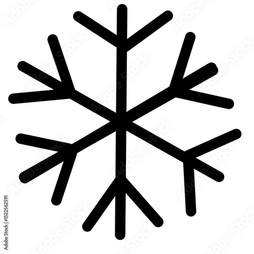 snowflake on a black background, snow
