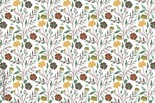 Wallpaper Mural one line repeat flower textile.fabric design stylish minimalism.wrapping paper seamless pattern texture.pillow cover fashion sketch floral.home textile nature hand drawn print

 Torontodigital.ca