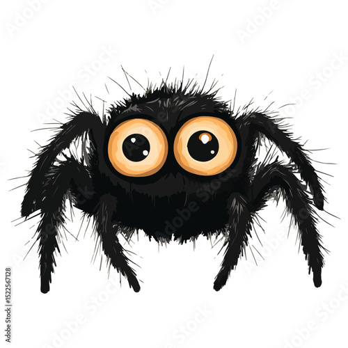 hairy spider, insect, animal, vector, transparent background, creature, tarantula, nature, icon, hairy, arachnid, spider, predator, creepy
