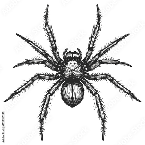 hairy spider, insect, animal, vector, transparent background, creature, tarantula, nature, icon, hairy, arachnid, spider, predator, creepy