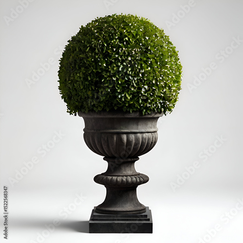 green tree in a vase
