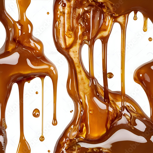 melted chocolate dripping