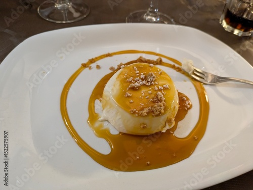 Panna cotta al caramello, dessert