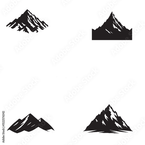 Majestic Mountain Silhouette – Nature’s Grandeur & Scenic Beauty