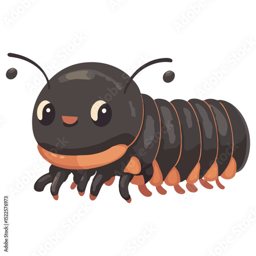 millipede, insect, animal, vector, transparent background, organism, diplopoda, nature, isolated, crawling, wildlife, small, creature