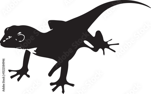 silhouette of a dinosaur