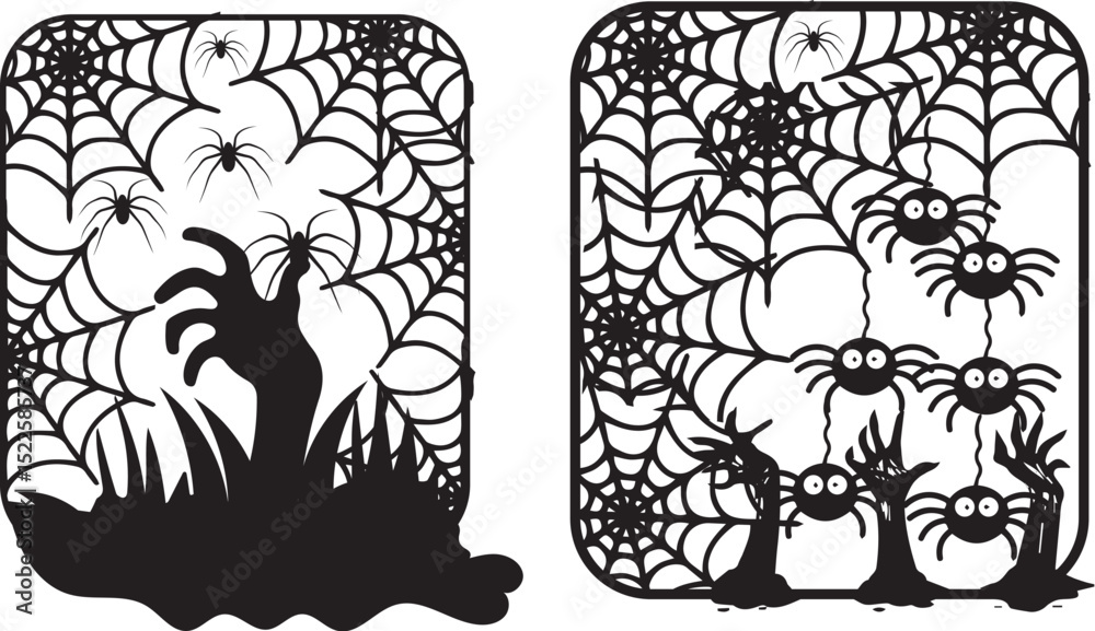 Fototapeta premium Happy Halloween vector
