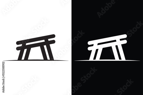 Parallel Bars icon vector on White Background ,Vector Art Illustration on white background.