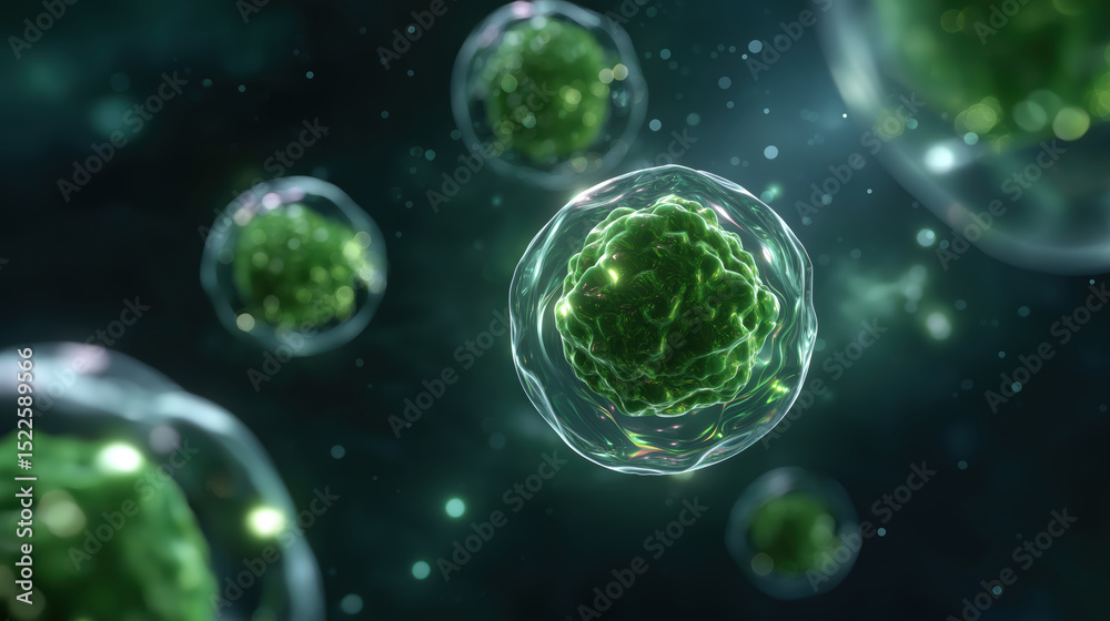 Fototapeta premium Exploring Cellular Biology The Basics of Cells and Their Functions