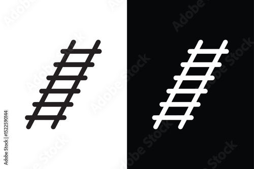 Speed Ladder icon vector on White Background ,Vector Art Illustration on white background.