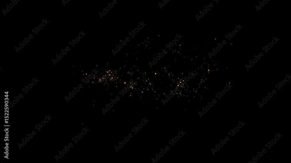 Golden luxury Glitter Light circle trail Sparkling star dust spiral particle Magic light effect curve trail magic sparkling bokeh effects. wind fairytale decoration. shining light effects. wavy lines
