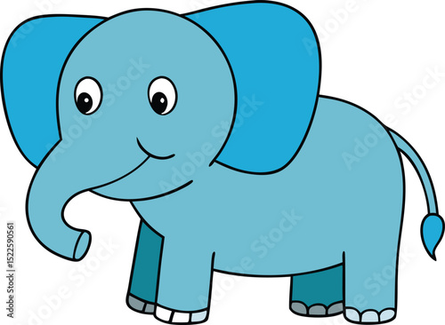 elephant icon clipart vector on transparent background