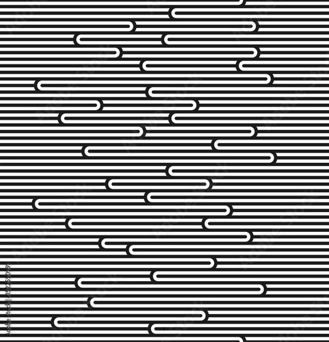 seamless background black pattern with ramen noodles. Vector