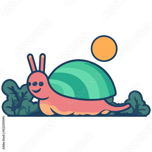 snail, insect, animal, vector, transparent background, creature, wildlife, nature, cute, isolated, zoo, slimy, shell, slow, escargot, invertebrate, icon, pattern, mollusk, small