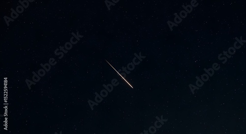 meteor shower in the sky