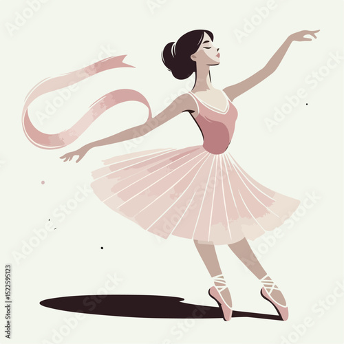 ballet dancer in pink