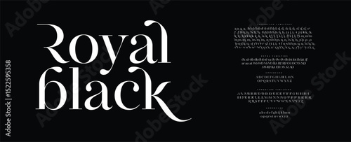 Modern beauty fashion elegant minimalist serif italic fonts decorative wedding vintage retro logos. Minimal luxury font alphabet logo. Vector illustration