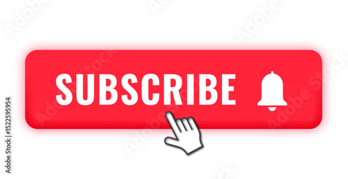 web and app subscribe button for online followers